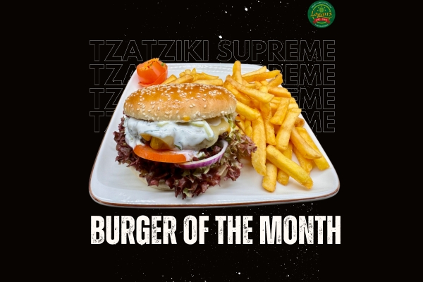 Burger of the month Best burger in town